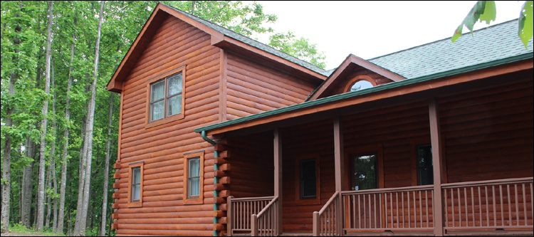 Log Home Staining in Pike County, Ohio