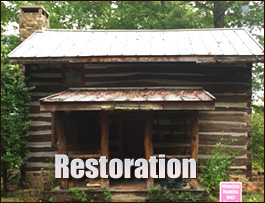 Historic Log Cabin Restoration  Pike County, Ohio